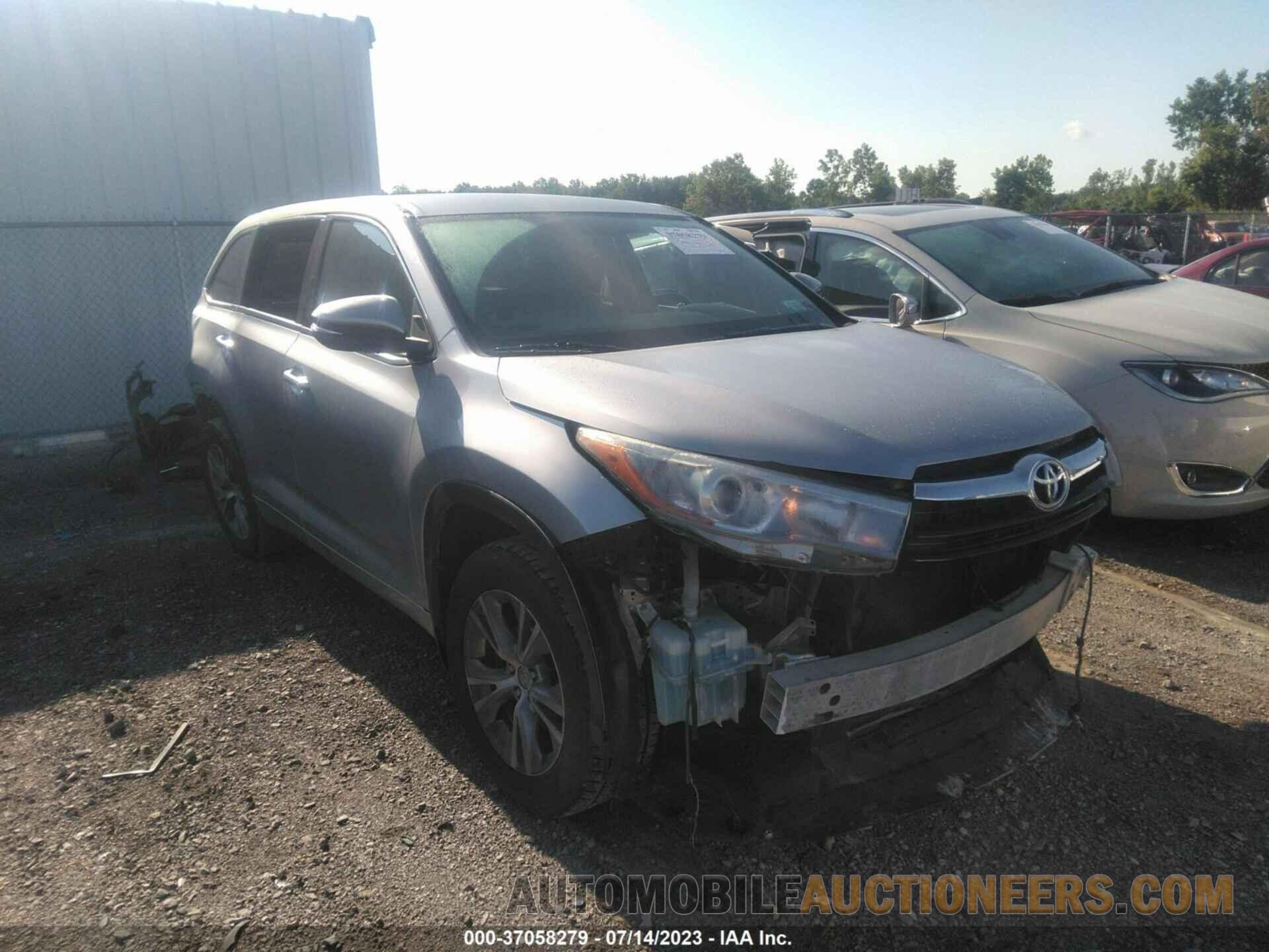 5TDBKRFH4FS206934 TOYOTA HIGHLANDER 2015