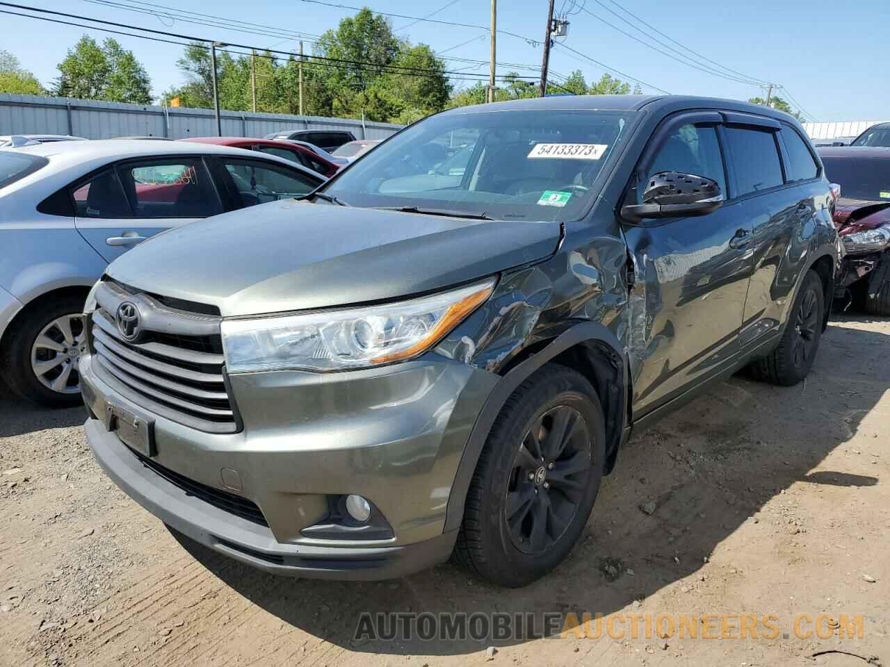 5TDBKRFH4GS257299 TOYOTA HIGHLANDER 2016