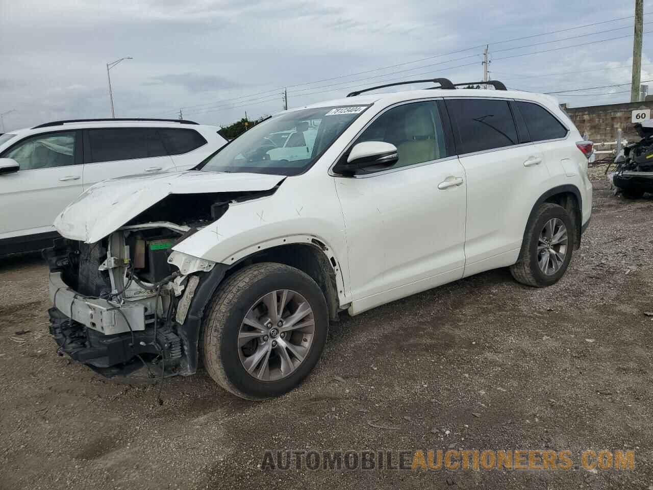 5TDBKRFH4GS292960 TOYOTA HIGHLANDER 2016