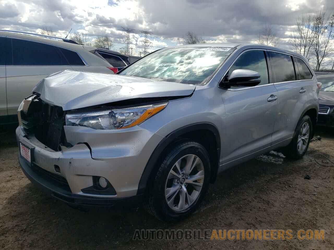 5TDBKRFH4GS326895 TOYOTA HIGHLANDER 2016