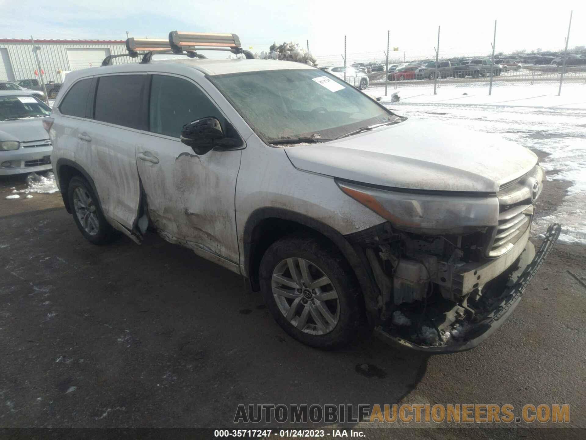 5TDBKRFH4GS347004 TOYOTA HIGHLANDER 2016