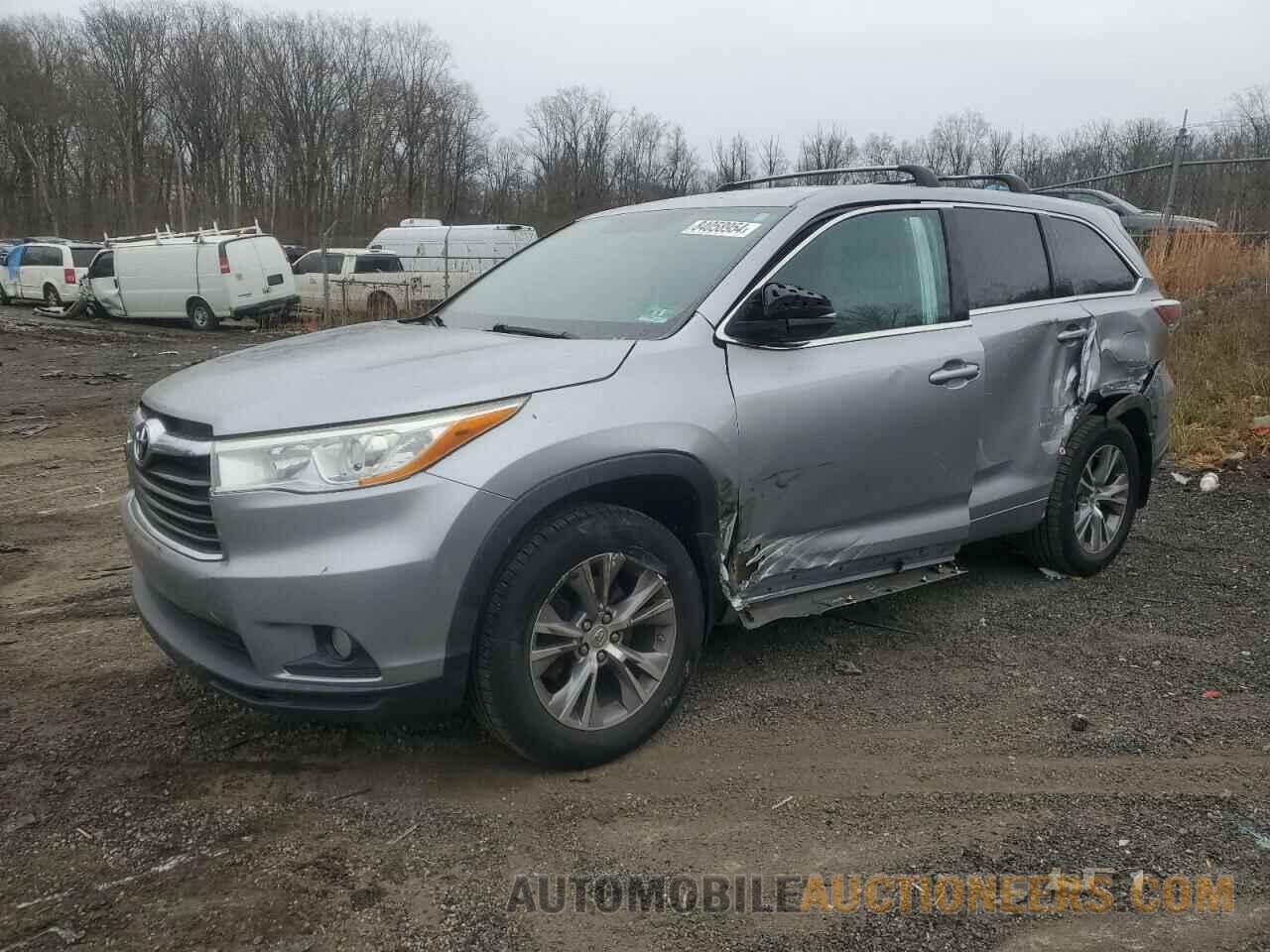 5TDBKRFH5ES019216 TOYOTA HIGHLANDER 2014