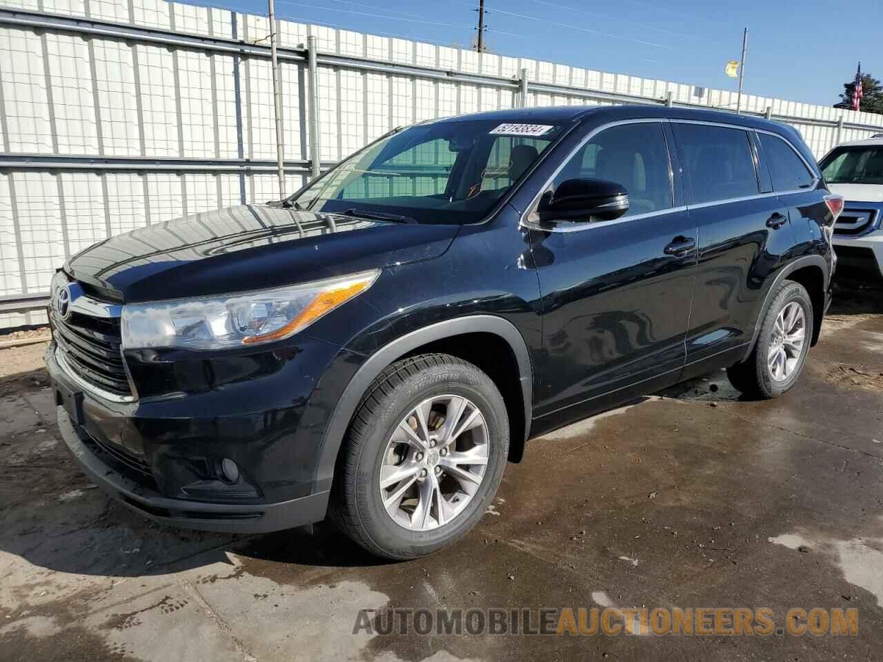 5TDBKRFH5FS078560 TOYOTA HIGHLANDER 2015