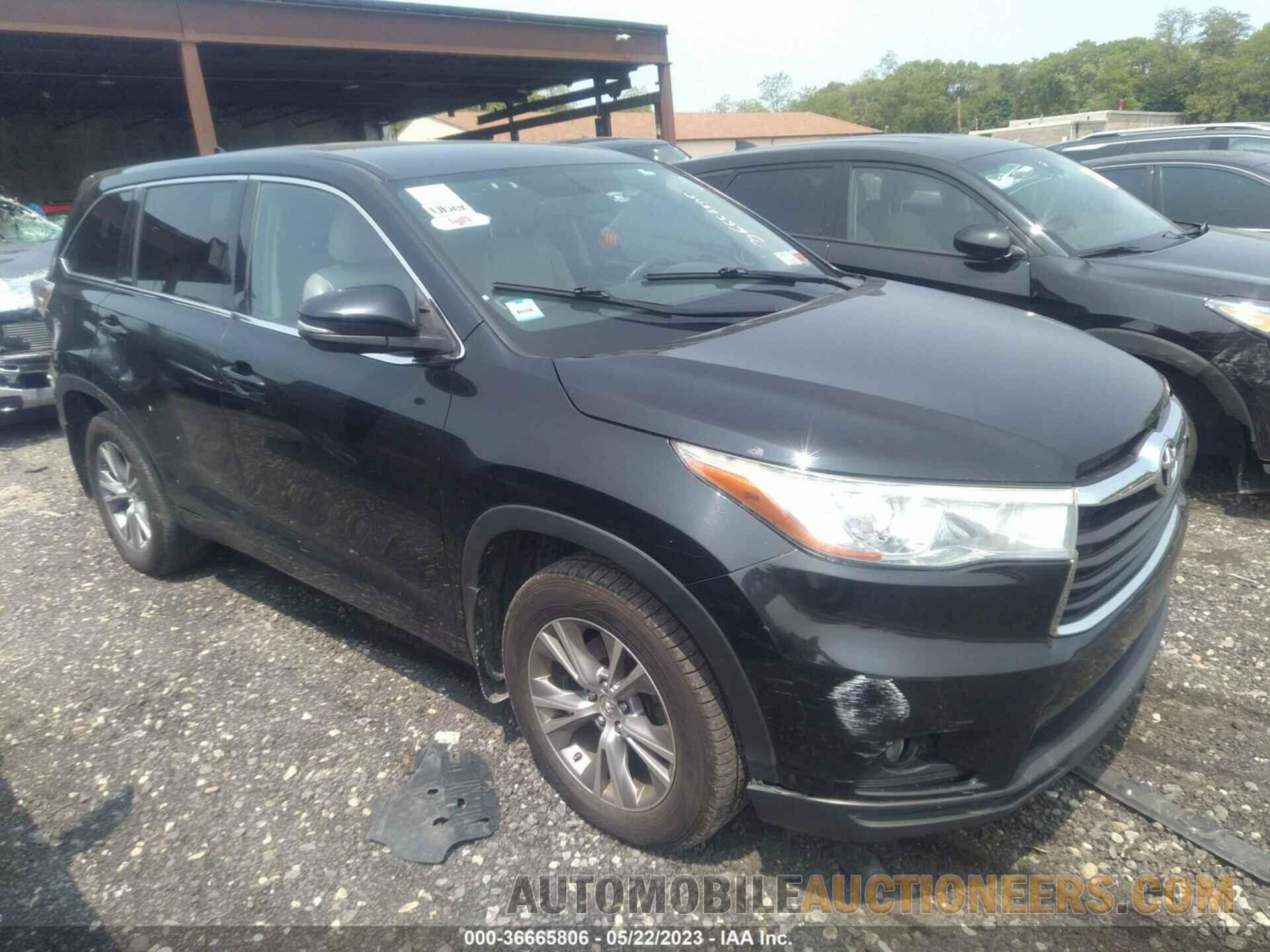 5TDBKRFH5FS080695 TOYOTA HIGHLANDER 2015