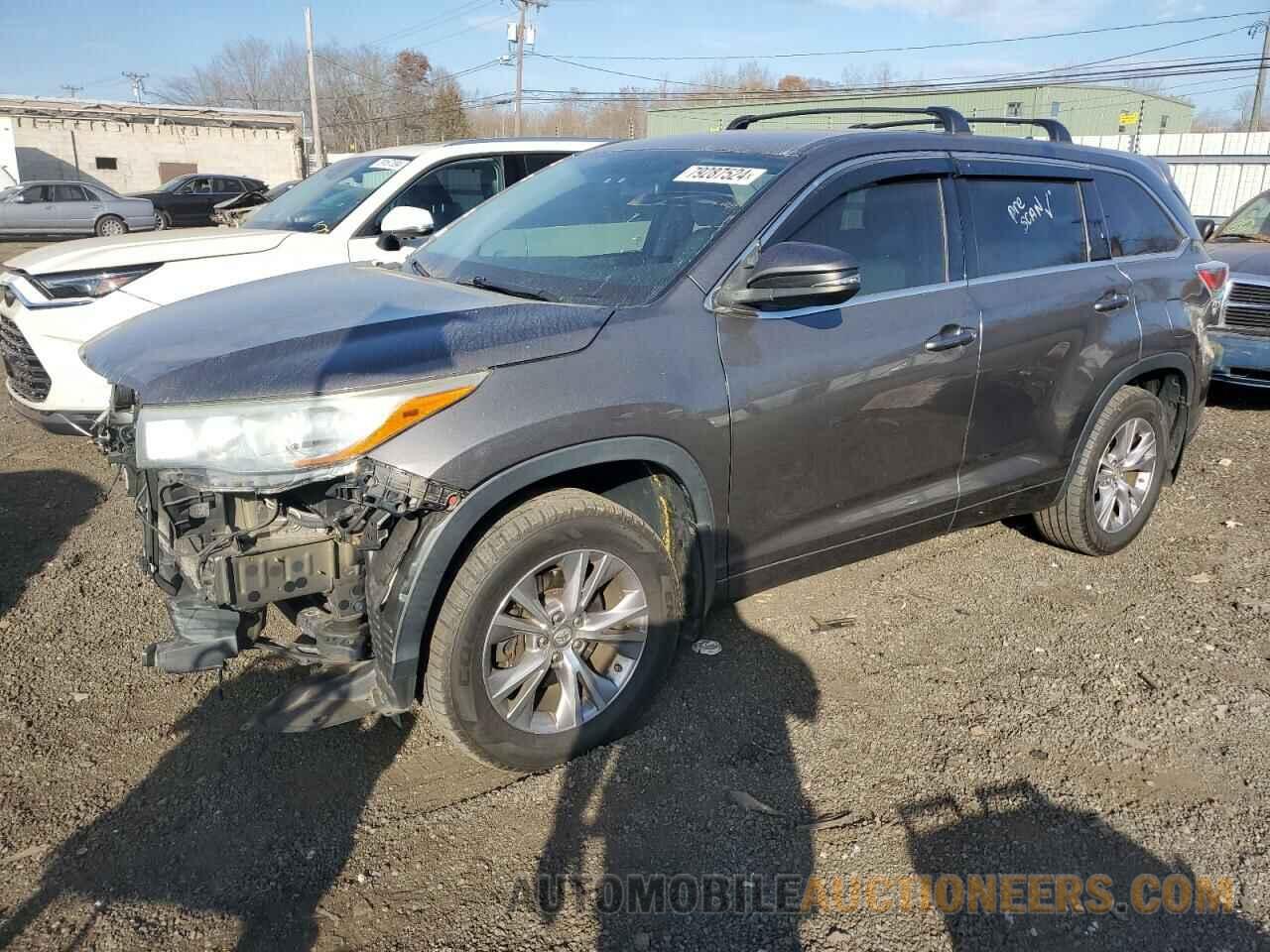 5TDBKRFH5FS099621 TOYOTA HIGHLANDER 2015