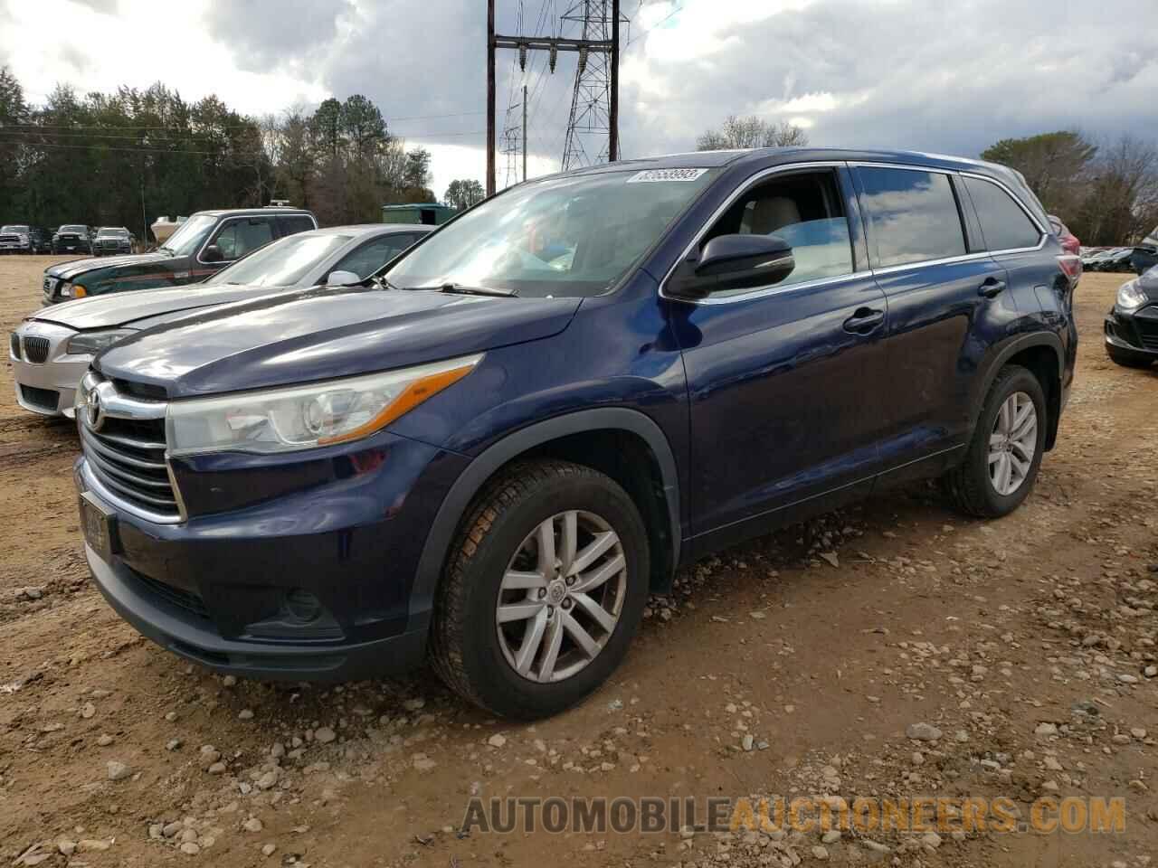 5TDBKRFH5FS116627 TOYOTA HIGHLANDER 2015