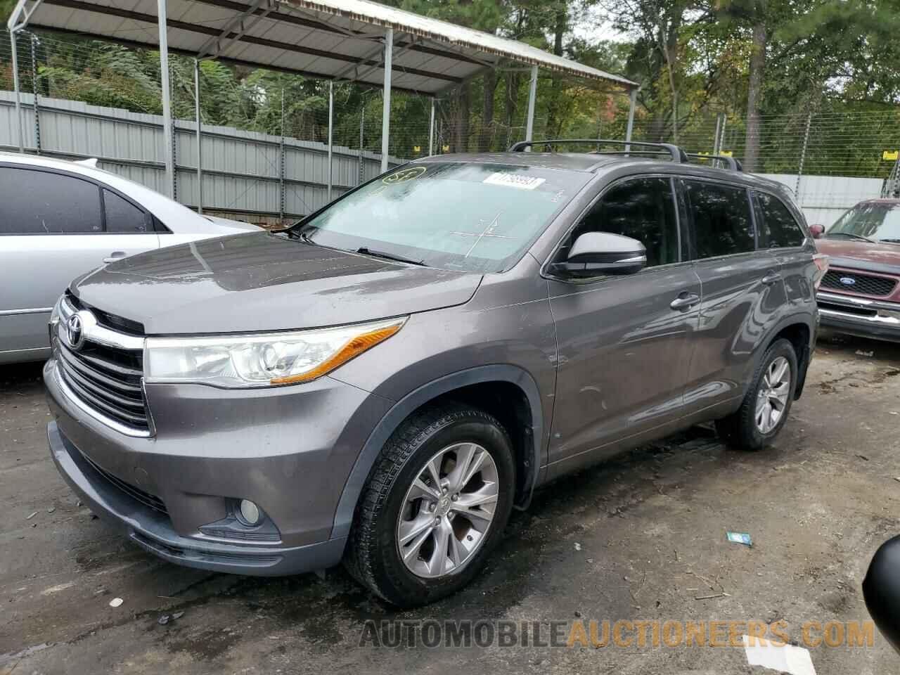 5TDBKRFH5FS137915 TOYOTA HIGHLANDER 2015