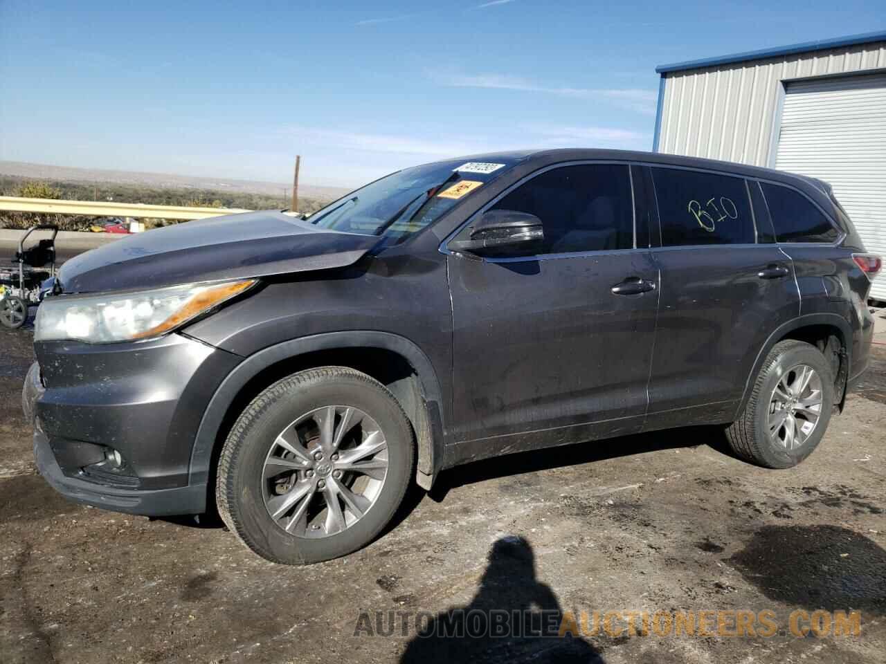 5TDBKRFH5FS138403 TOYOTA HIGHLANDER 2015