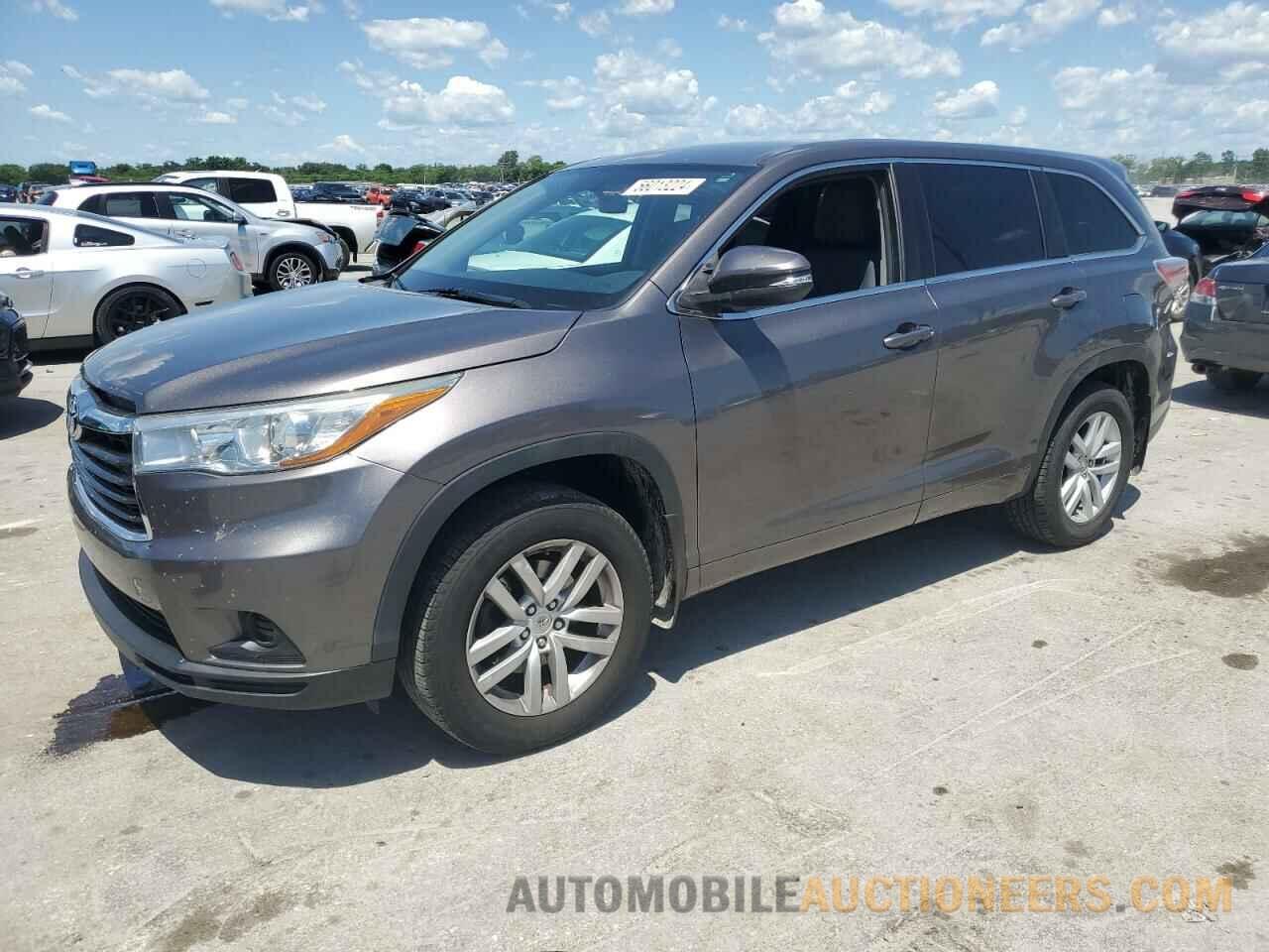 5TDBKRFH5FS144153 TOYOTA HIGHLANDER 2015