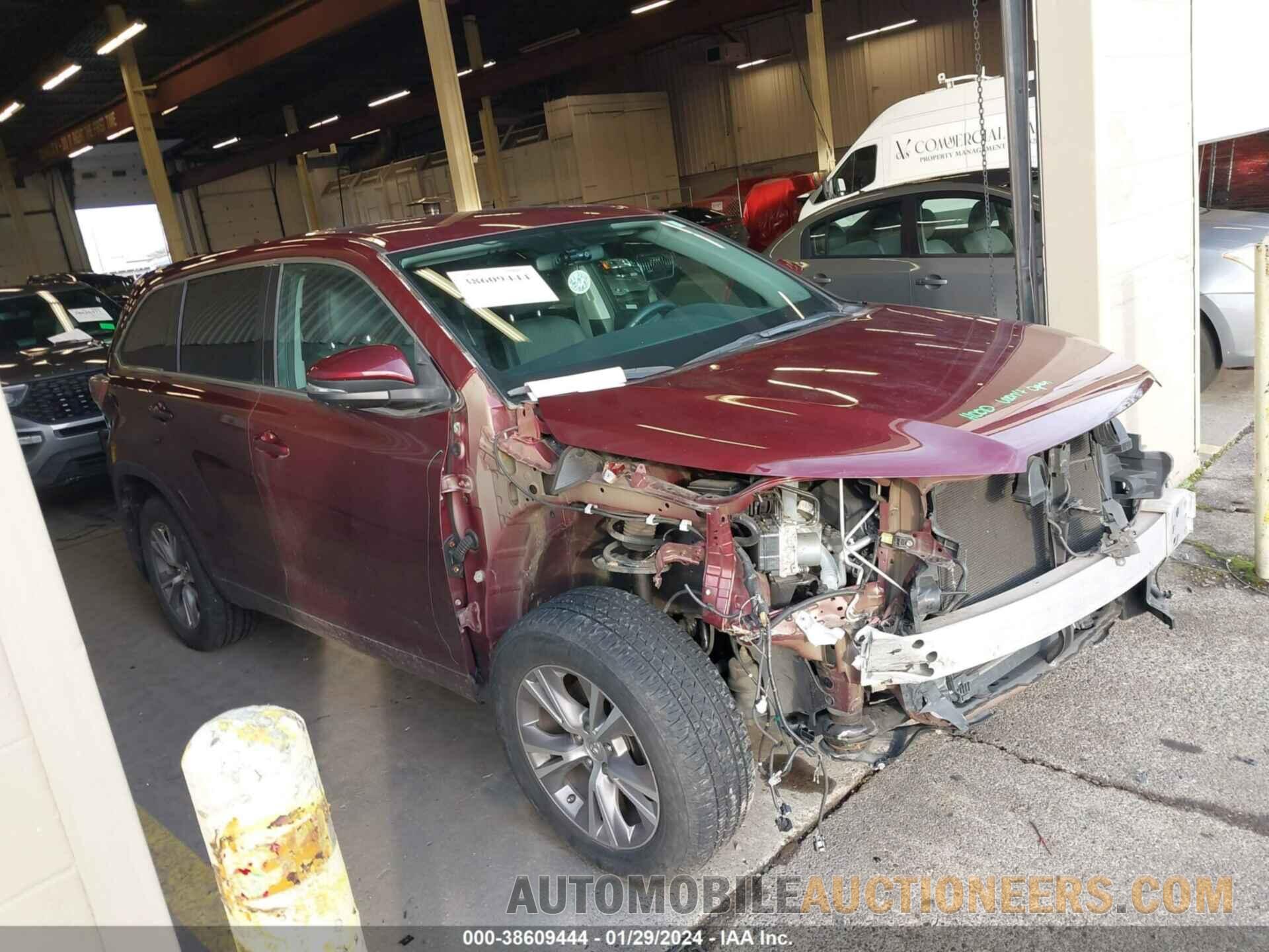 5TDBKRFH5FS163754 TOYOTA HIGHLANDER 2015