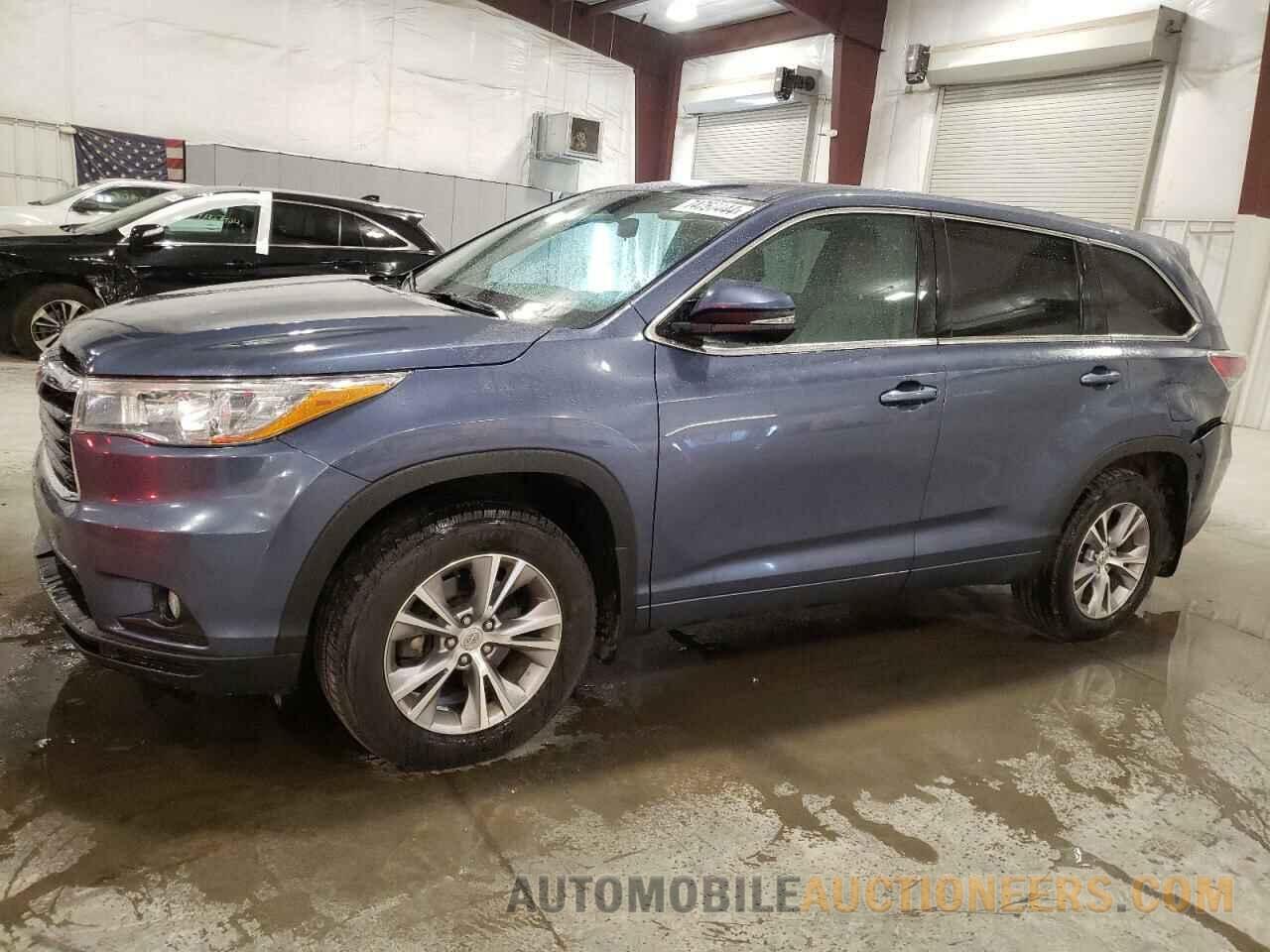 5TDBKRFH5FS167691 TOYOTA HIGHLANDER 2015