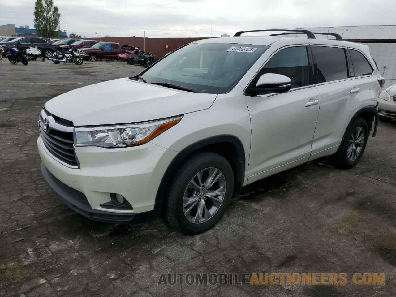 5TDBKRFH5FS175242 TOYOTA HIGHLANDER 2015