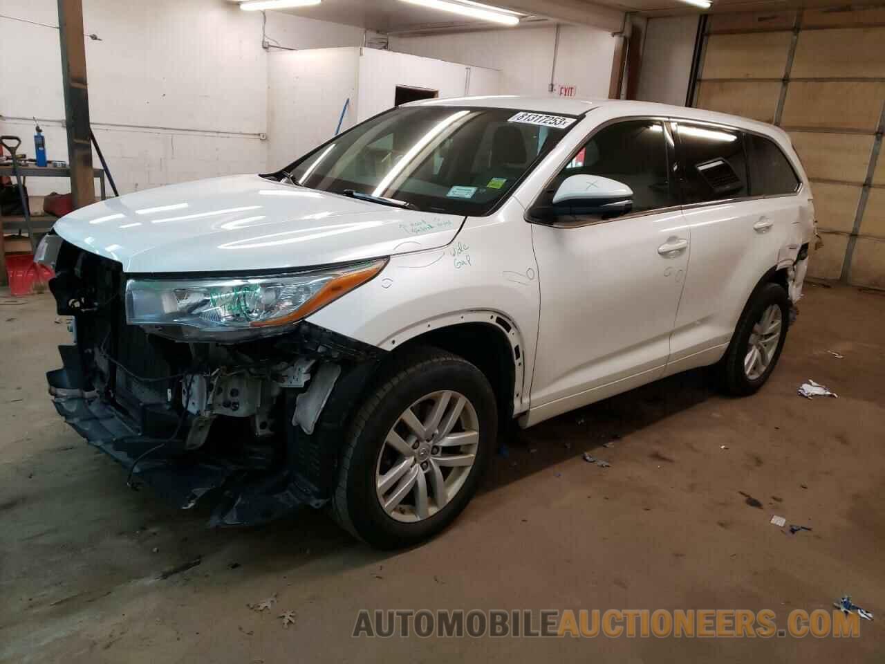 5TDBKRFH5FS198035 TOYOTA HIGHLANDER 2015