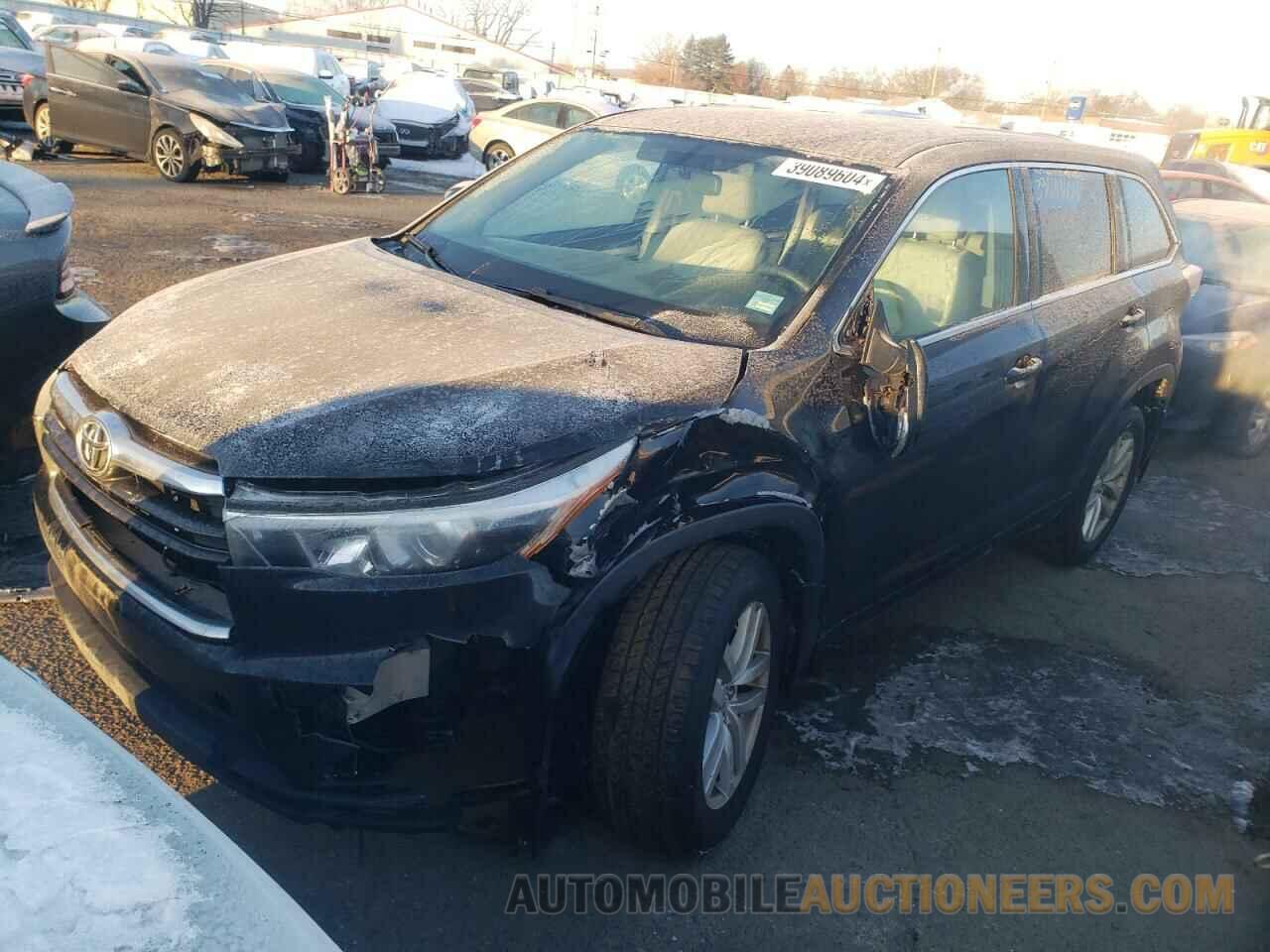 5TDBKRFH5FS206795 TOYOTA HIGHLANDER 2015