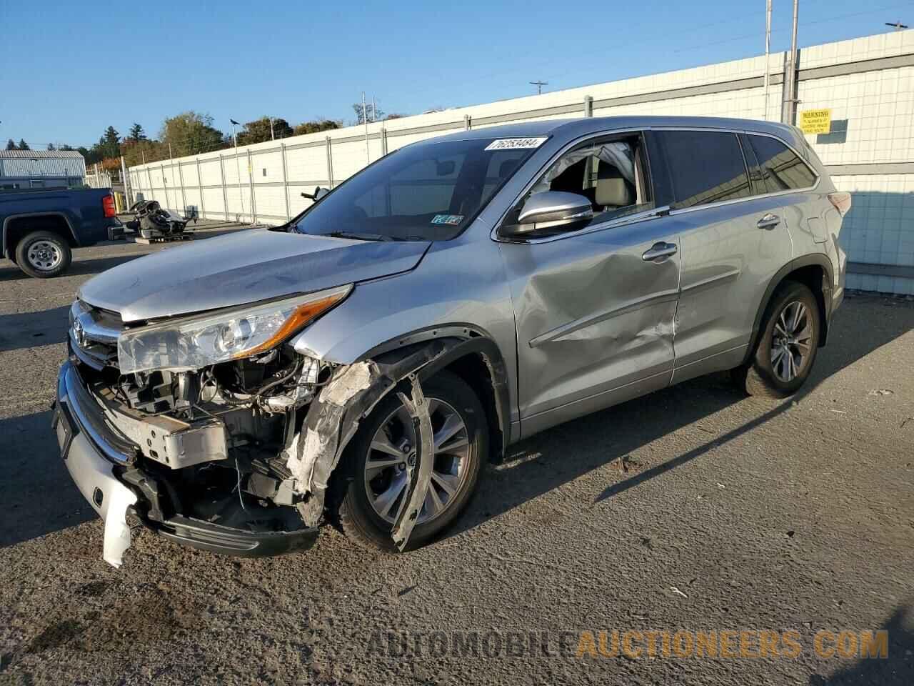 5TDBKRFH5GS296628 TOYOTA HIGHLANDER 2016