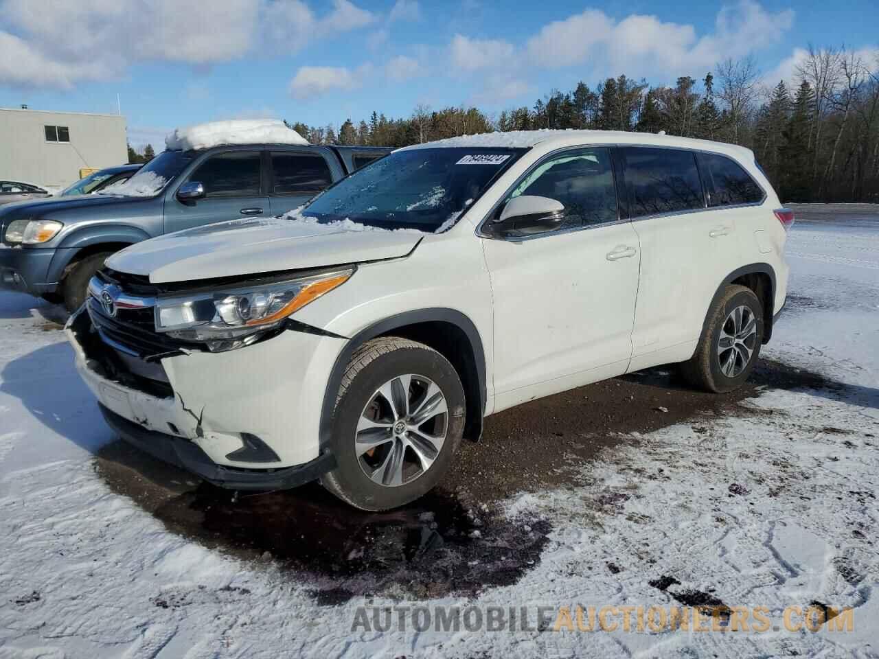 5TDBKRFH5GS332799 TOYOTA HIGHLANDER 2016