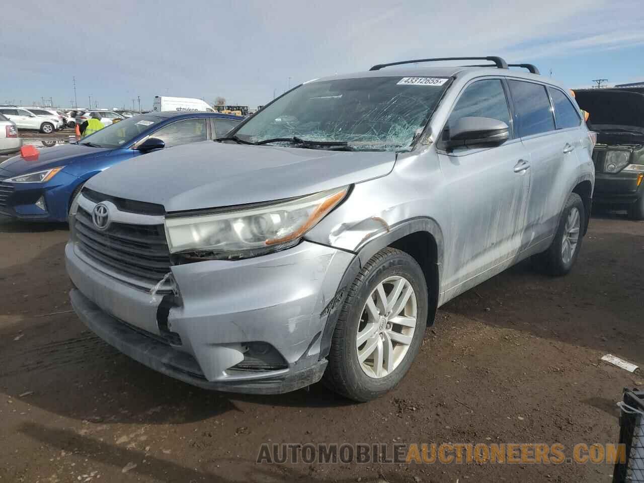 5TDBKRFH6FS083265 TOYOTA HIGHLANDER 2015