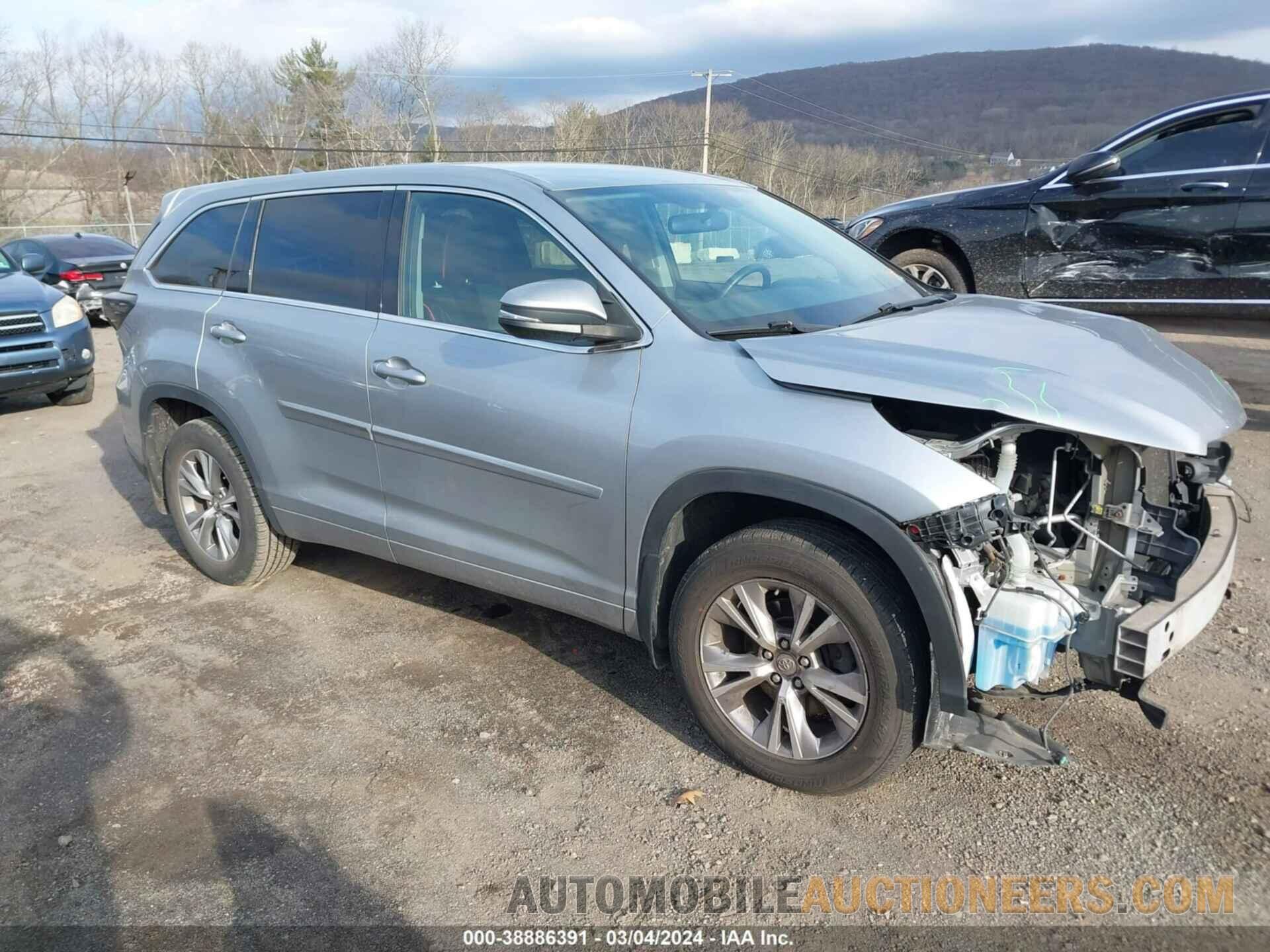 5TDBKRFH6FS098221 TOYOTA HIGHLANDER 2015