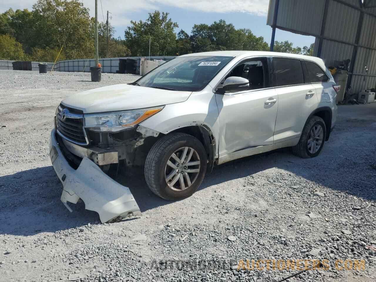 5TDBKRFH6FS155355 TOYOTA HIGHLANDER 2015