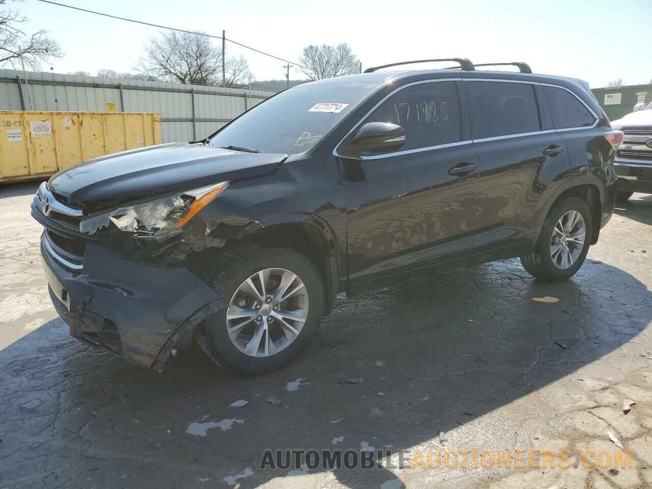 5TDBKRFH6FS167179 TOYOTA HIGHLANDER 2015