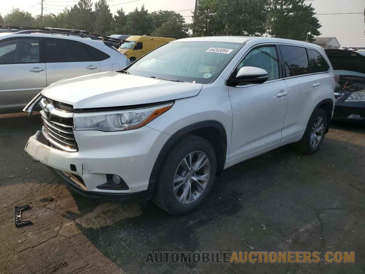 5TDBKRFH6FS186508 TOYOTA HIGHLANDER 2015