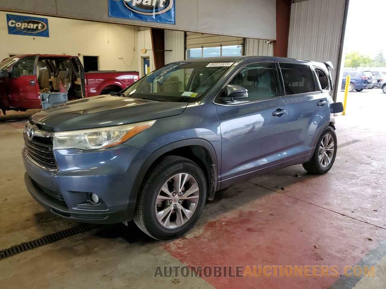 5TDBKRFH6FS196309 TOYOTA HIGHLANDER 2015