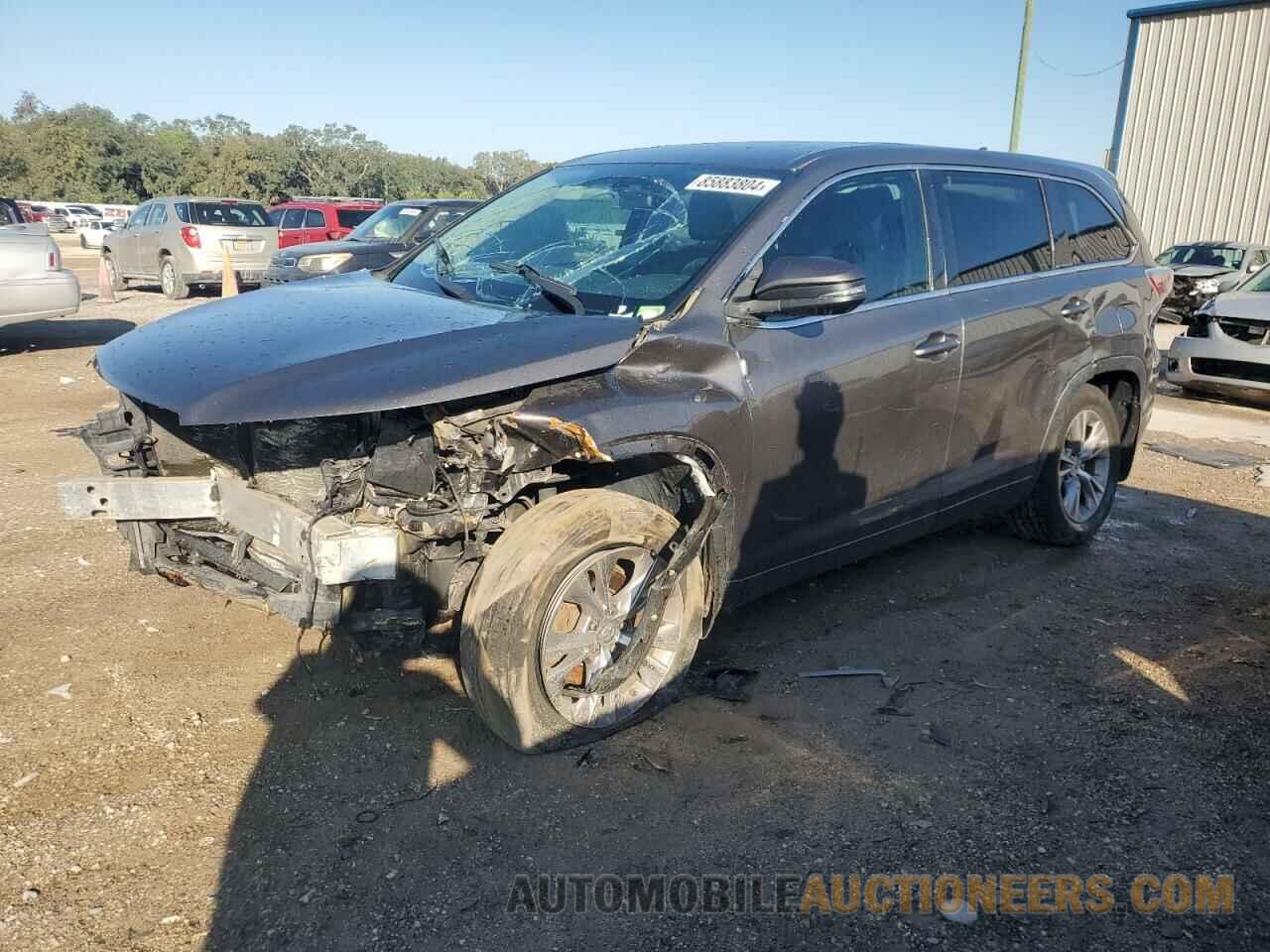 5TDBKRFH6FS212444 TOYOTA HIGHLANDER 2015