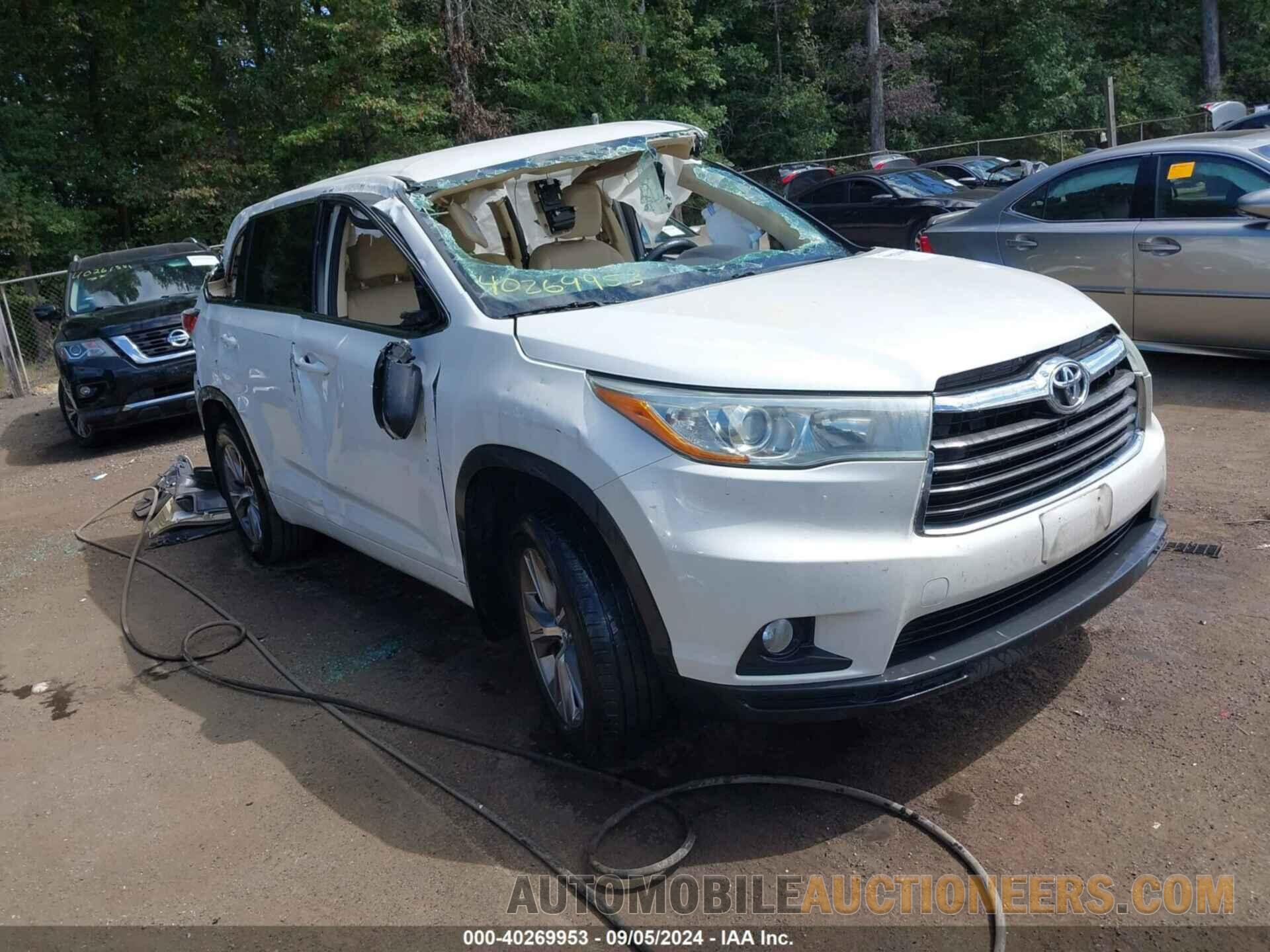 5TDBKRFH6FS220253 TOYOTA HIGHLANDER 2015