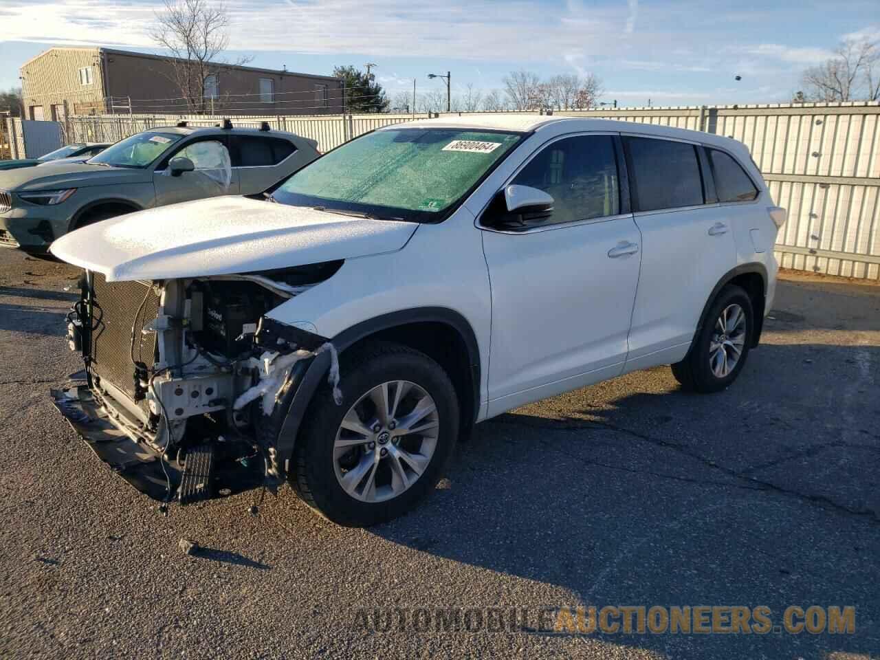 5TDBKRFH6GS229407 TOYOTA HIGHLANDER 2016