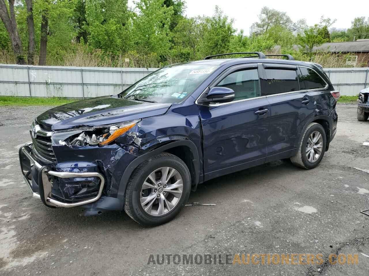 5TDBKRFH6GS230105 TOYOTA HIGHLANDER 2016