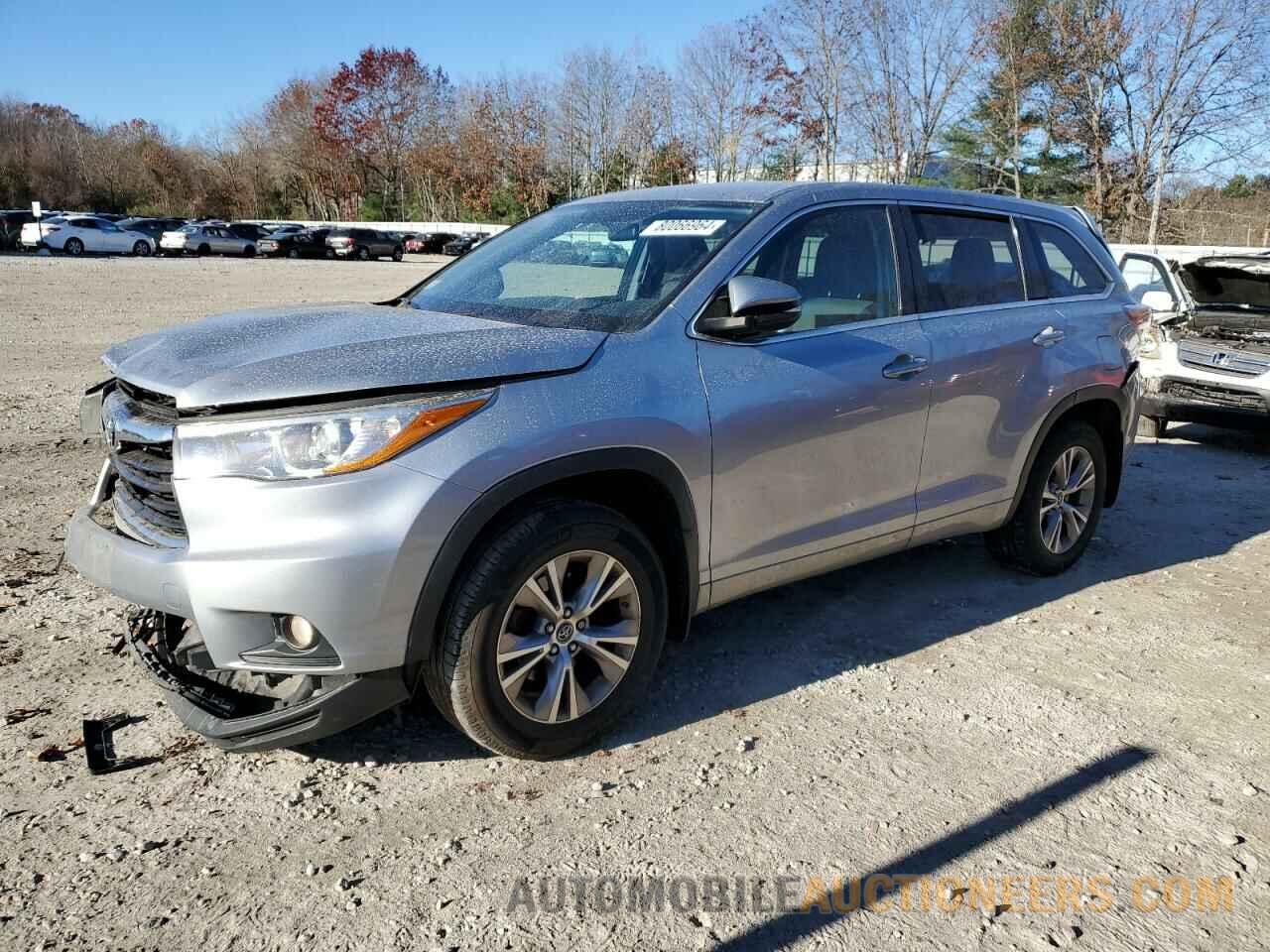 5TDBKRFH6GS324176 TOYOTA HIGHLANDER 2016