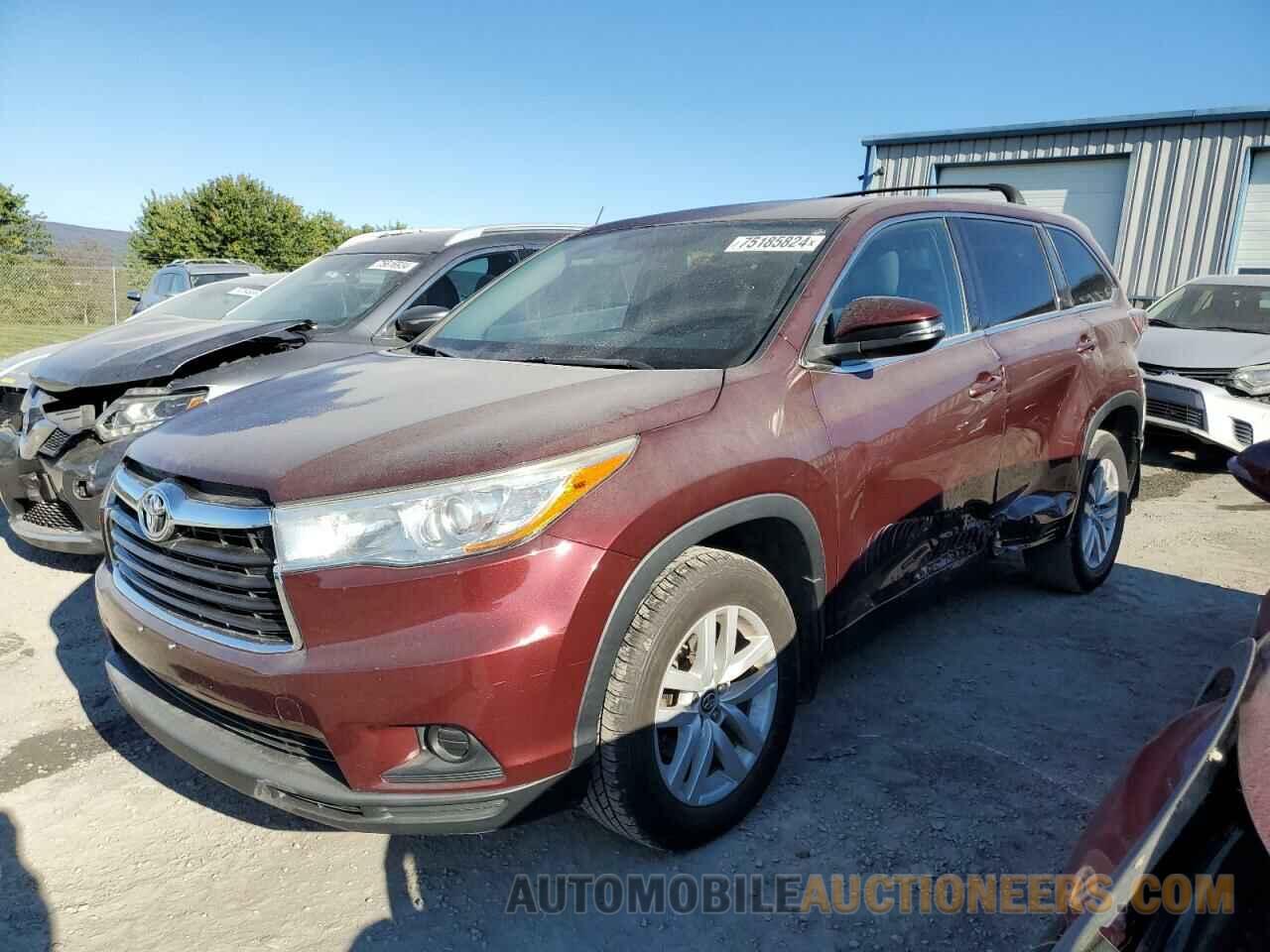 5TDBKRFH6GS336604 TOYOTA HIGHLANDER 2016