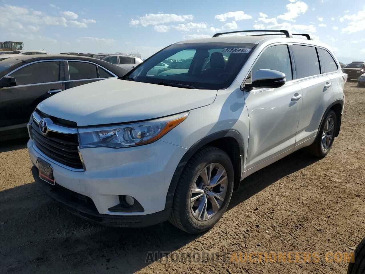 5TDBKRFH6GS339857 TOYOTA HIGHLANDER 2016