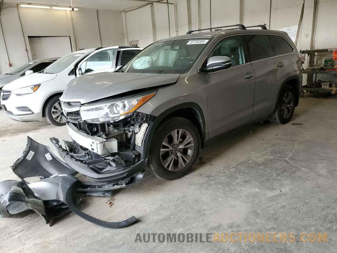 5TDBKRFH6GS351538 TOYOTA HIGHLANDER 2016