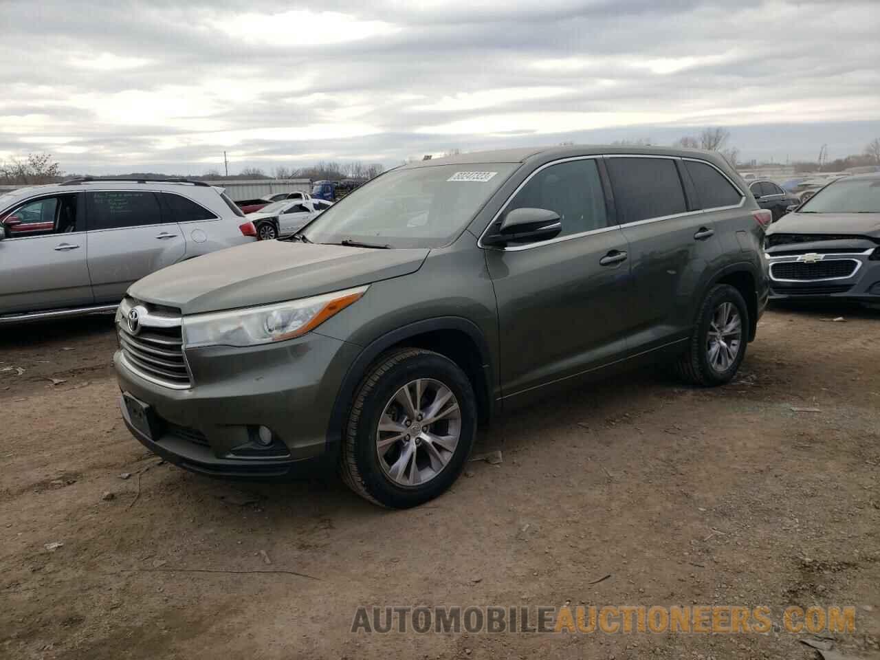 5TDBKRFH7FS094954 TOYOTA HIGHLANDER 2015