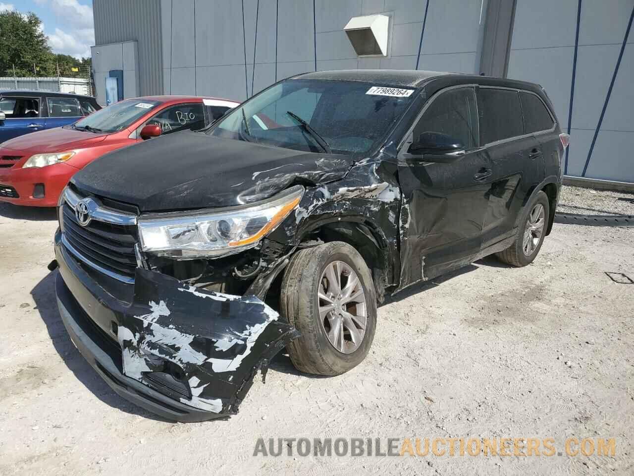 5TDBKRFH7FS126608 TOYOTA HIGHLANDER 2015