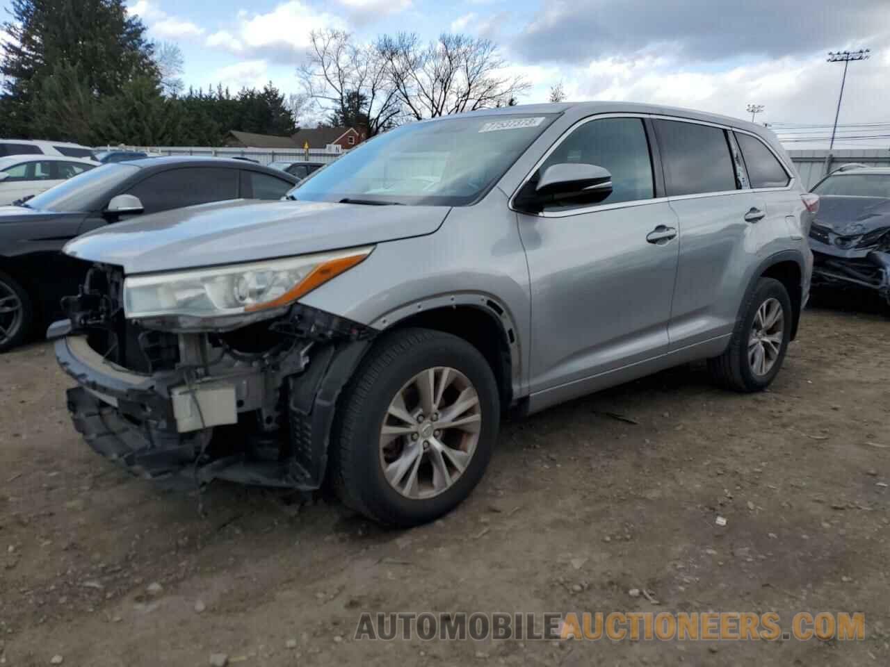 5TDBKRFH7FS142243 TOYOTA HIGHLANDER 2015