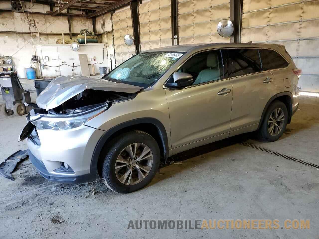 5TDBKRFH7FS143845 TOYOTA HIGHLANDER 2015