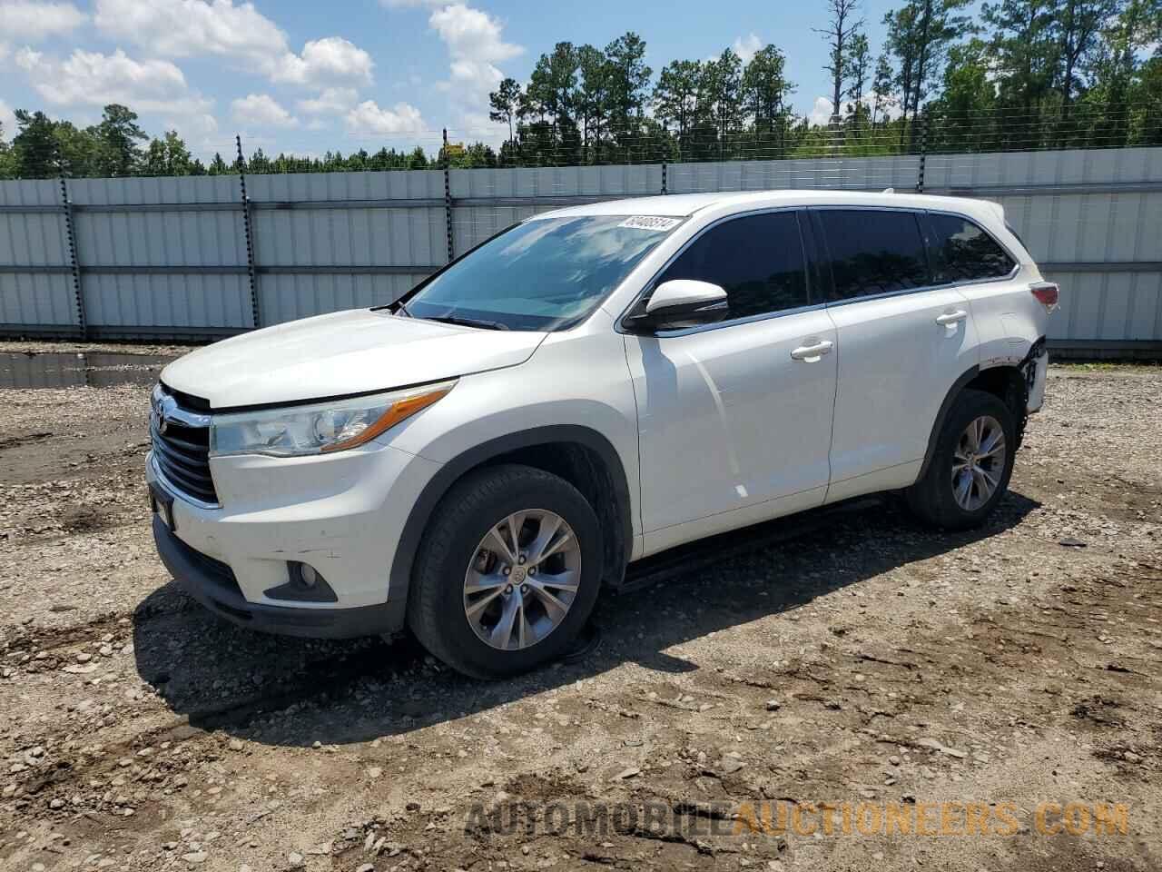 5TDBKRFH7FS144669 TOYOTA HIGHLANDER 2015