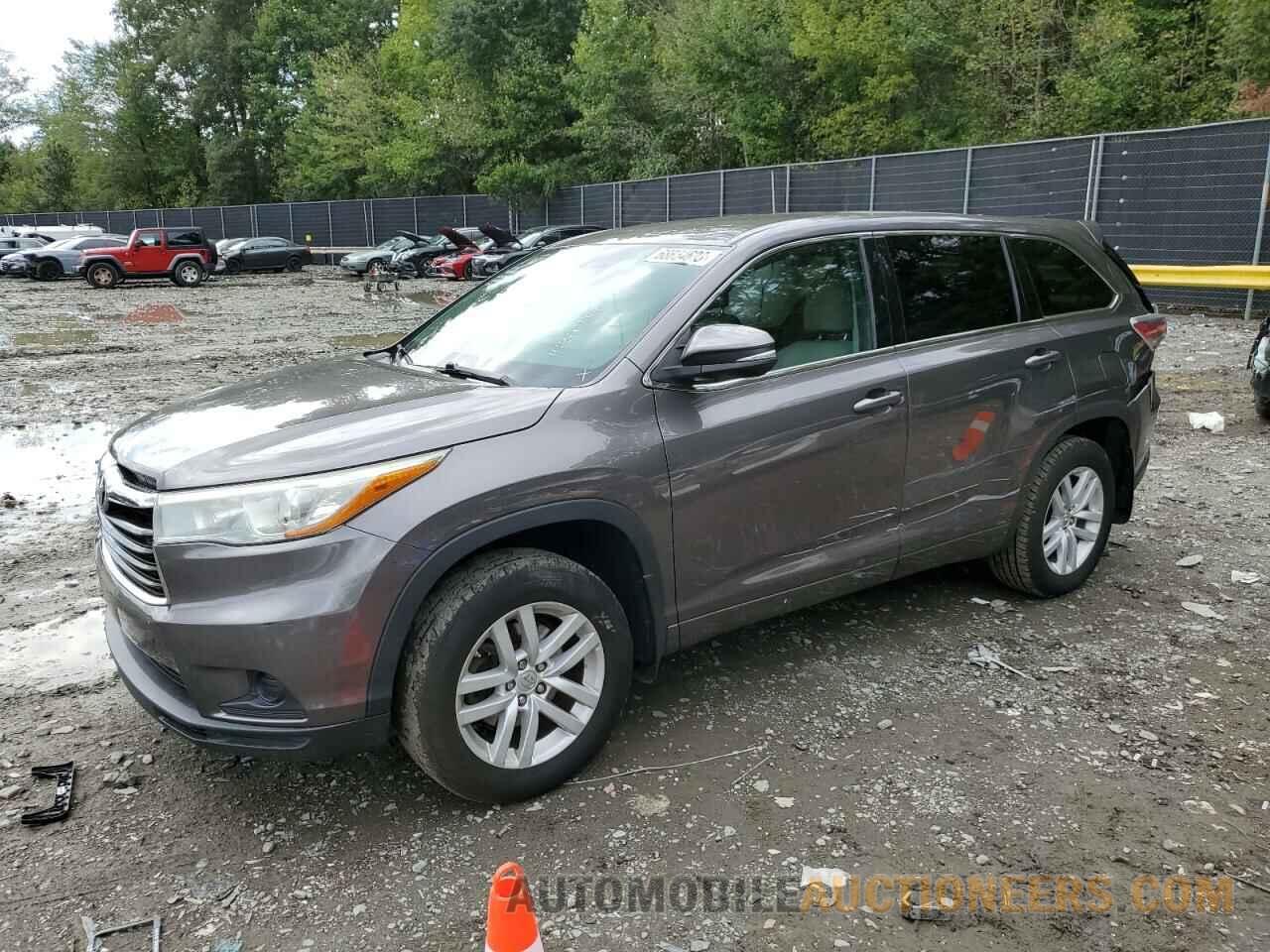 5TDBKRFH7FS152416 TOYOTA HIGHLANDER 2015