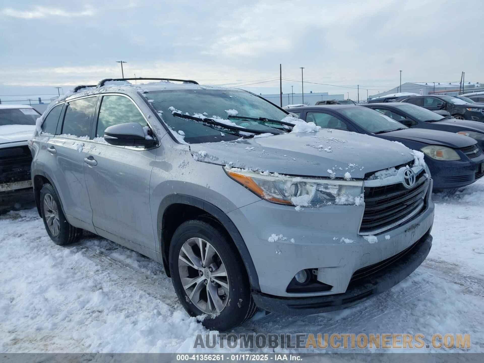 5TDBKRFH7FS153176 TOYOTA HIGHLANDER 2015