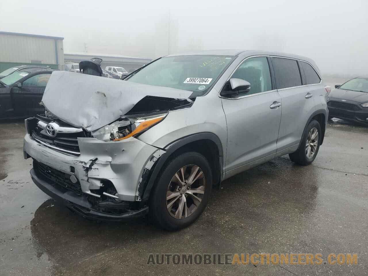 5TDBKRFH7FS189210 TOYOTA HIGHLANDER 2015