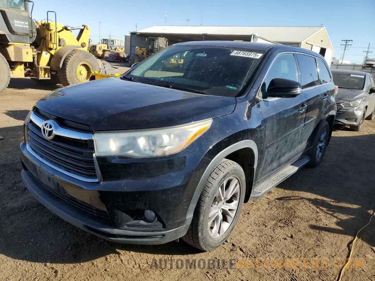 5TDBKRFH7FS194424 TOYOTA HIGHLANDER 2015