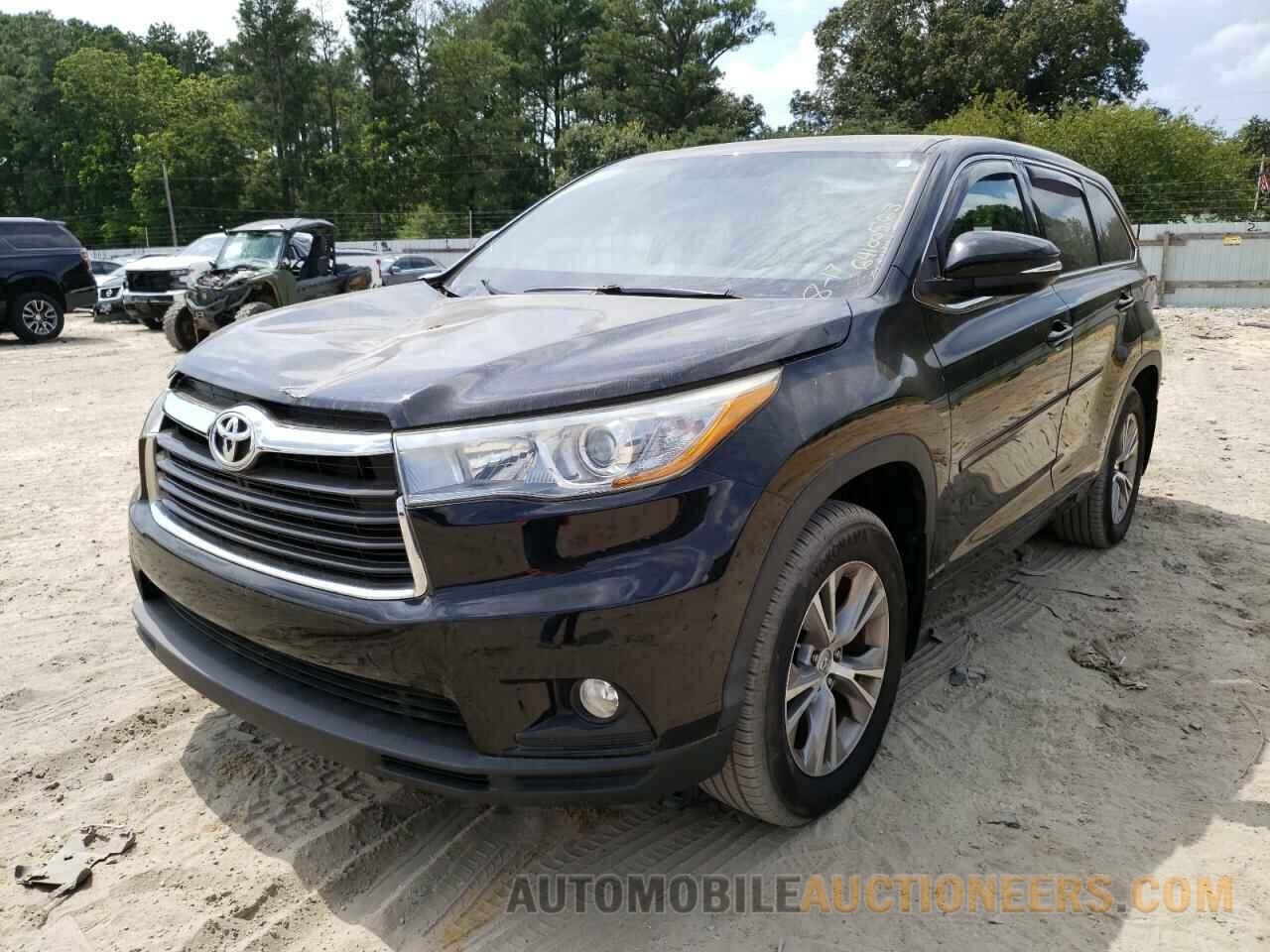 5TDBKRFH7FS196898 TOYOTA HIGHLANDER 2015