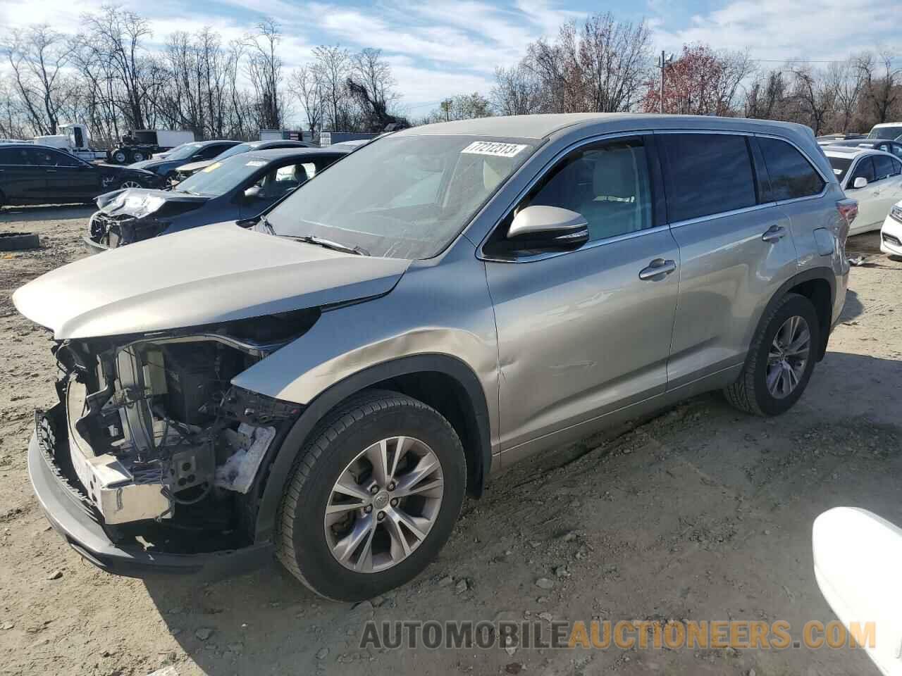 5TDBKRFH7FS224148 TOYOTA HIGHLANDER 2015