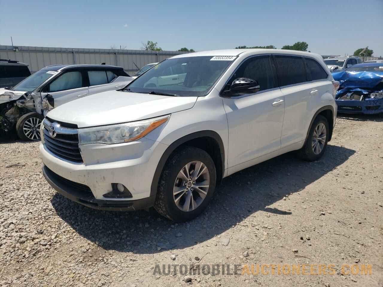 5TDBKRFH7GS245339 TOYOTA HIGHLANDER 2016