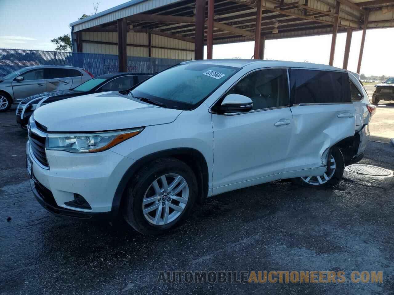 5TDBKRFH7GS261718 TOYOTA HIGHLANDER 2016