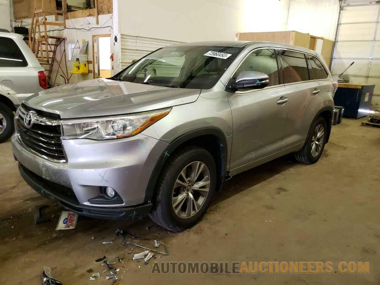 5TDBKRFH7GS309489 TOYOTA HIGHLANDER 2016