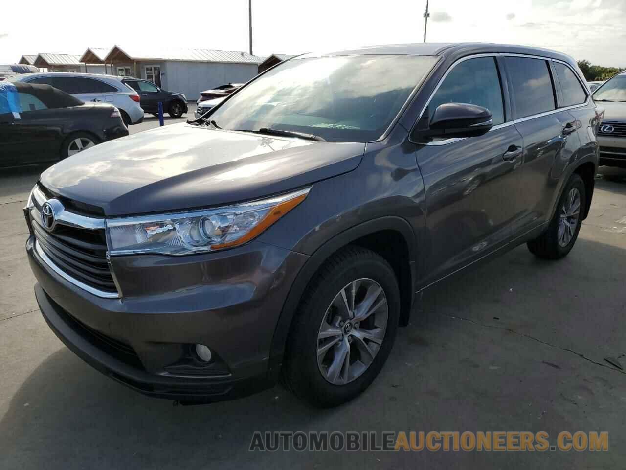 5TDBKRFH7GS315521 TOYOTA HIGHLANDER 2016