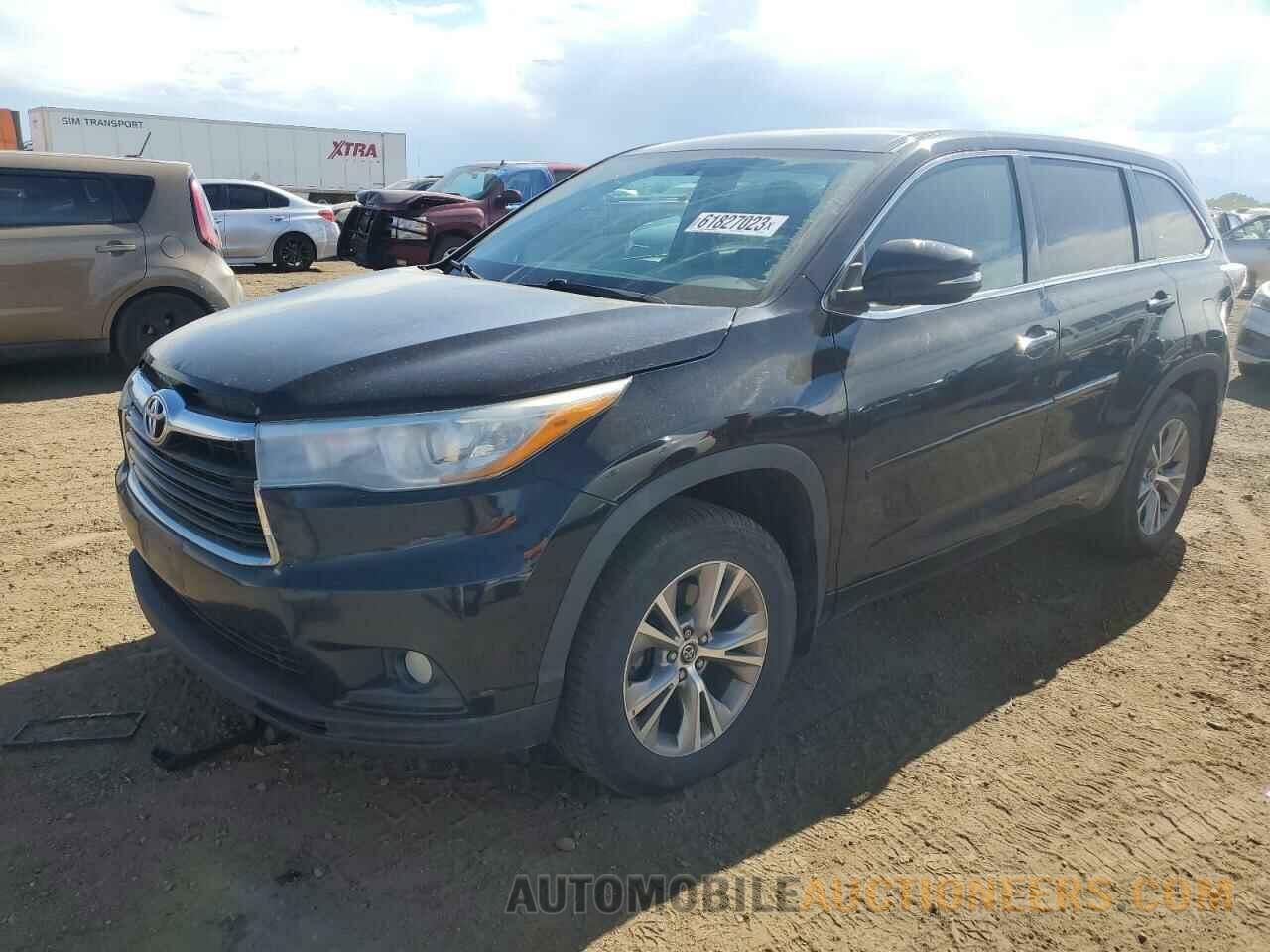 5TDBKRFH7GS323649 TOYOTA HIGHLANDER 2016